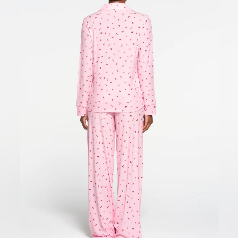 SKIMS Limited Edition CHERRY BLOSSOM PRINT Soft Lounge Sleep Set NWT - Picture 4 of 10